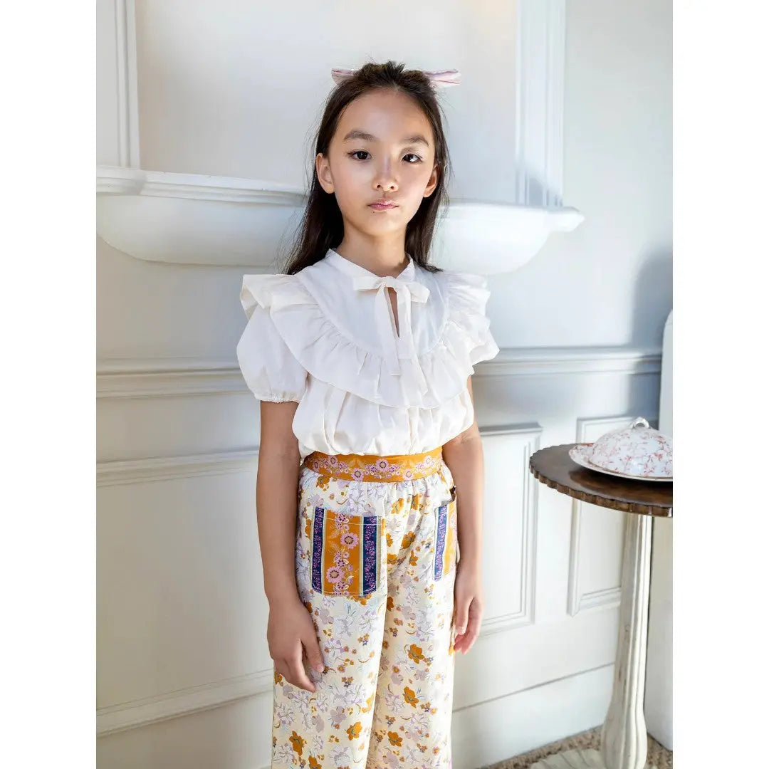 Ophelia Blouse & Somerset Pants - Sheer Pink TUTU DU MONDE