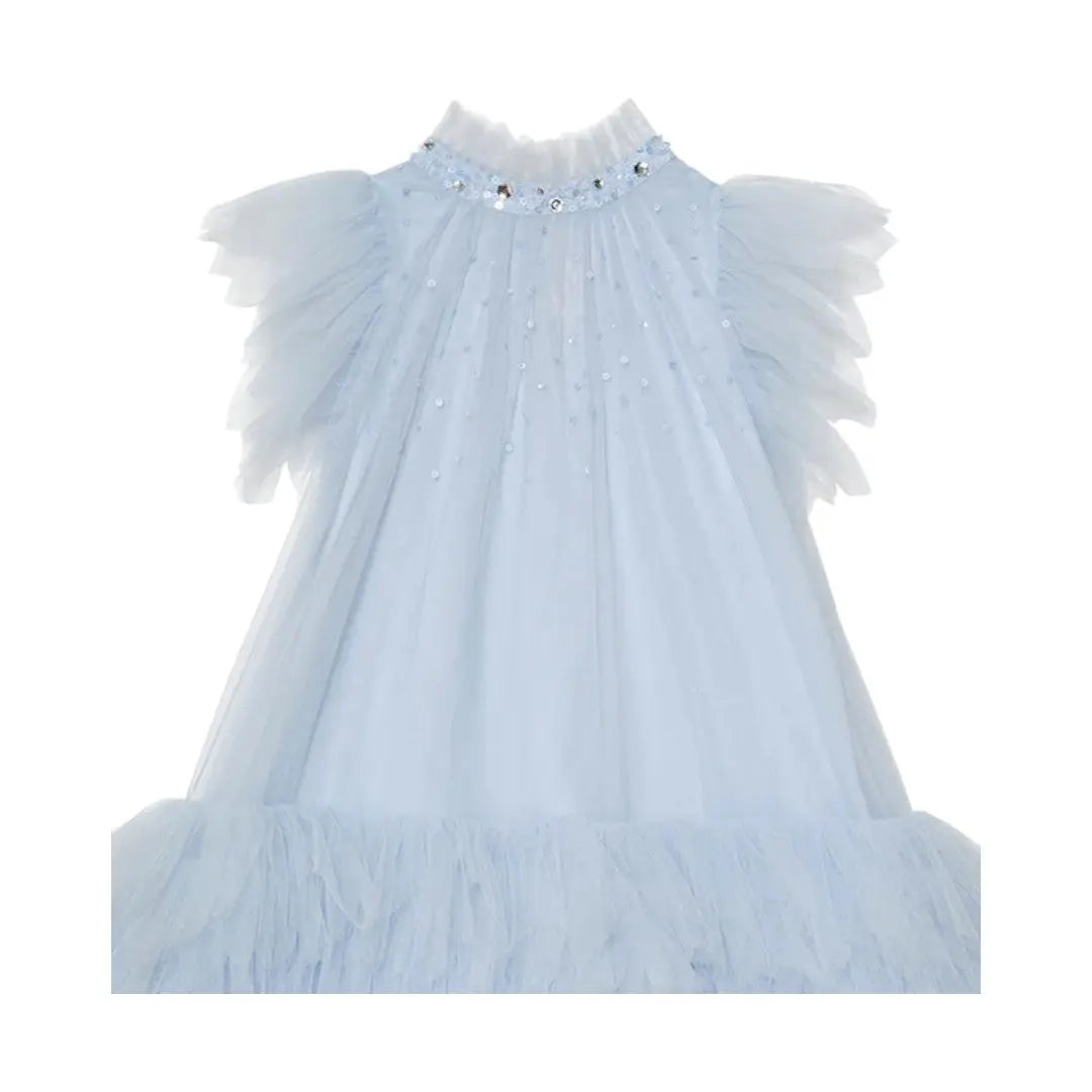 Cannes Tulle Dress - Blue Chill TUTU DU MONDE