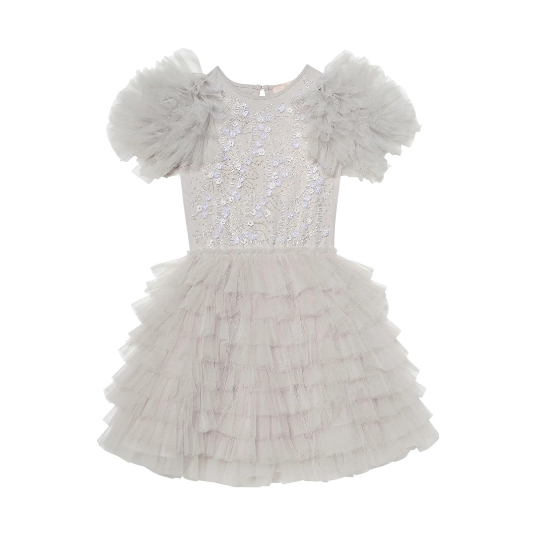 Silver Spoon Tutu Dress - French Silver