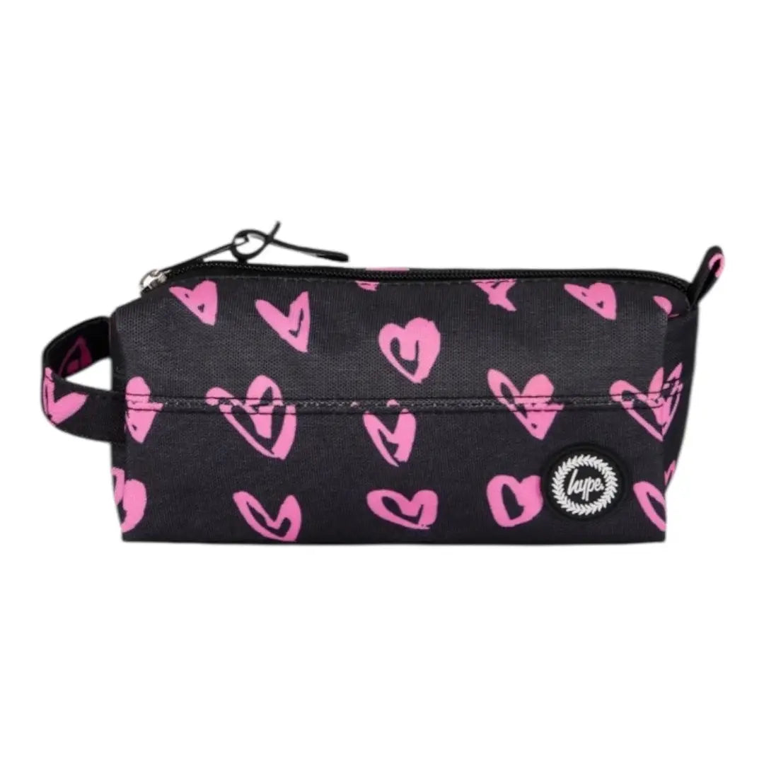 Black Pink Scribble Heart Set of 4 - Lil Bunnies - The Collective