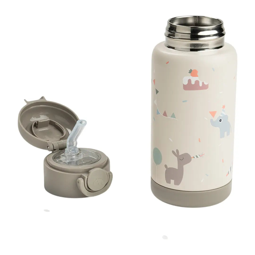 Insulated Straw Bottle Celebration Sand 340ml DONE BY DEER