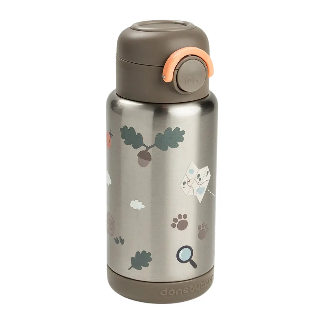 Insulated Straw Bottle Tiny Trails Sand 340ml DONE BY DEER