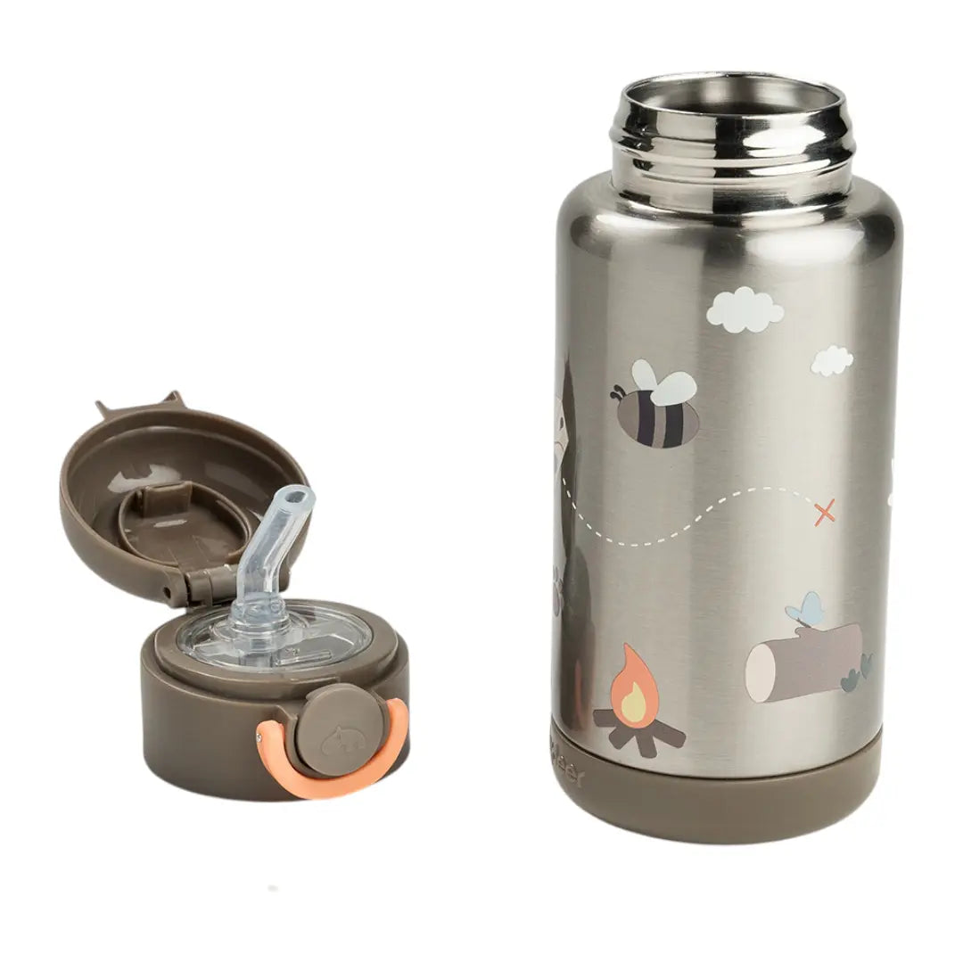 Insulated Straw Bottle Tiny Trails Sand 340ml DONE BY DEER
