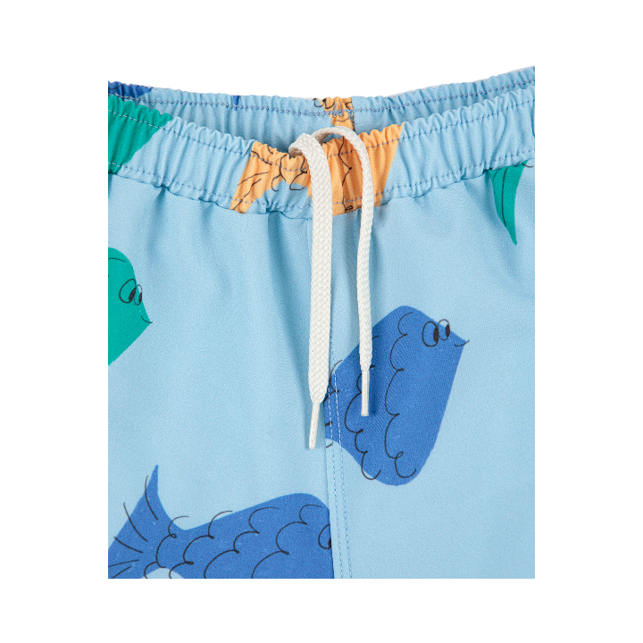 Multicolor fish swim shorts