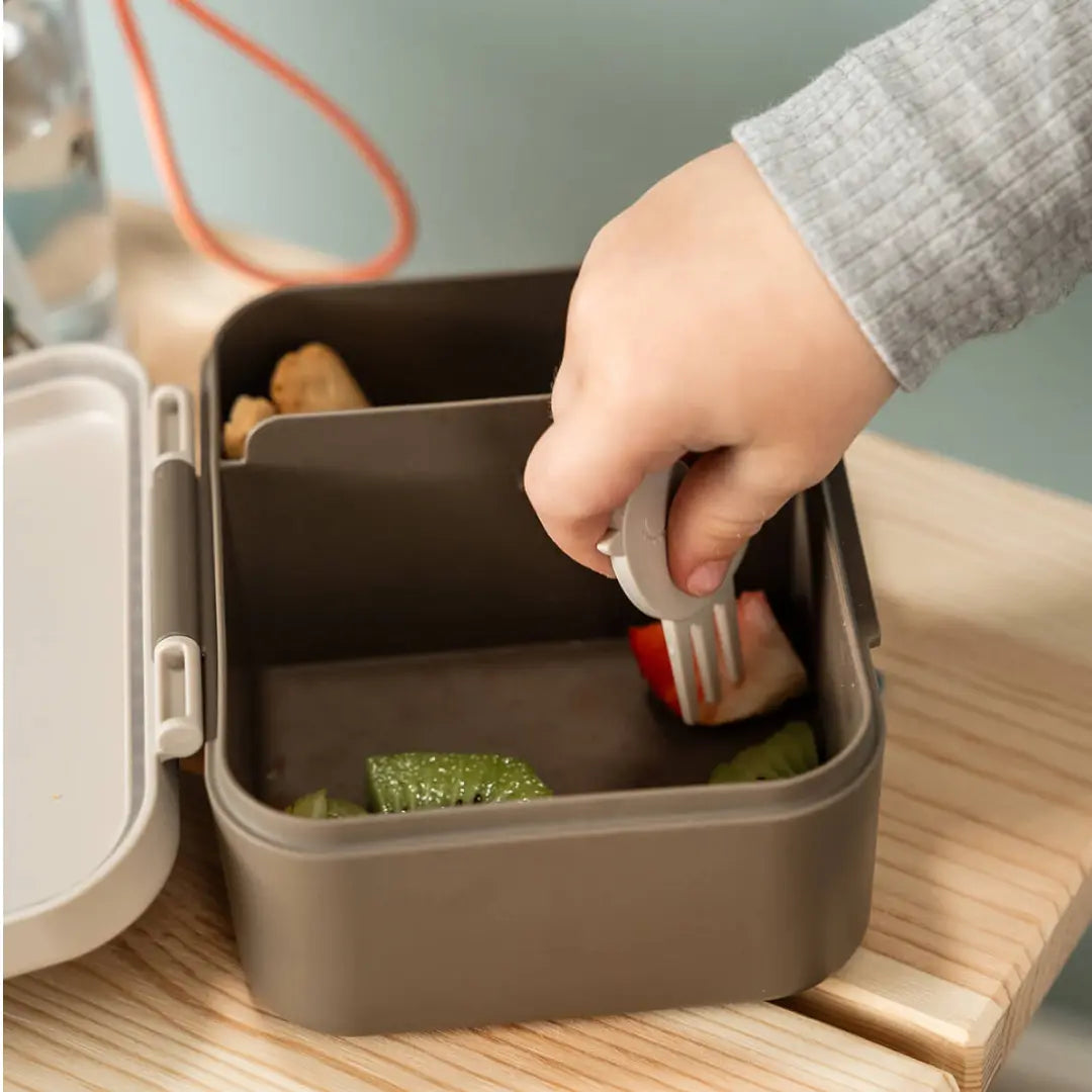 Snack Box with Divider & Picks Explorer Sand DONE BY DEER