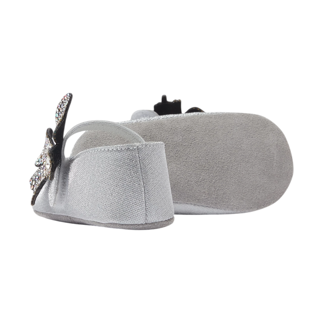 Babywalker Silver Baby Butterfly Ballerina