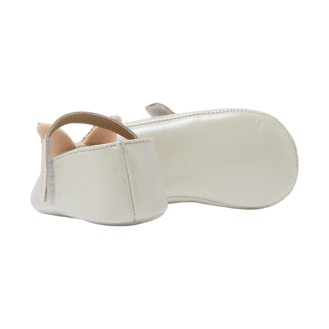 Crystal Butterfly Baby Ballerina  - White