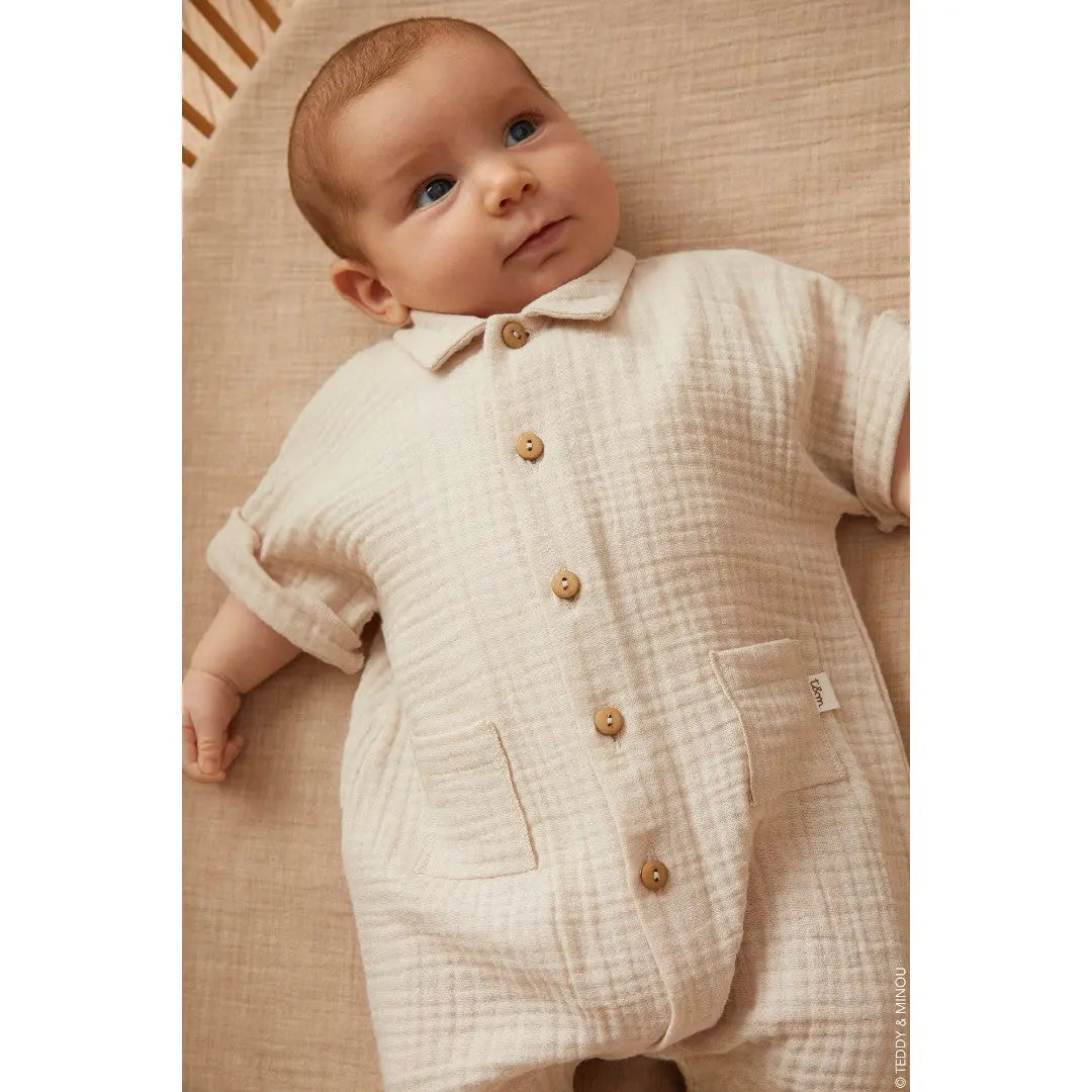Romper - Barley Beige TEDDY & MINOU