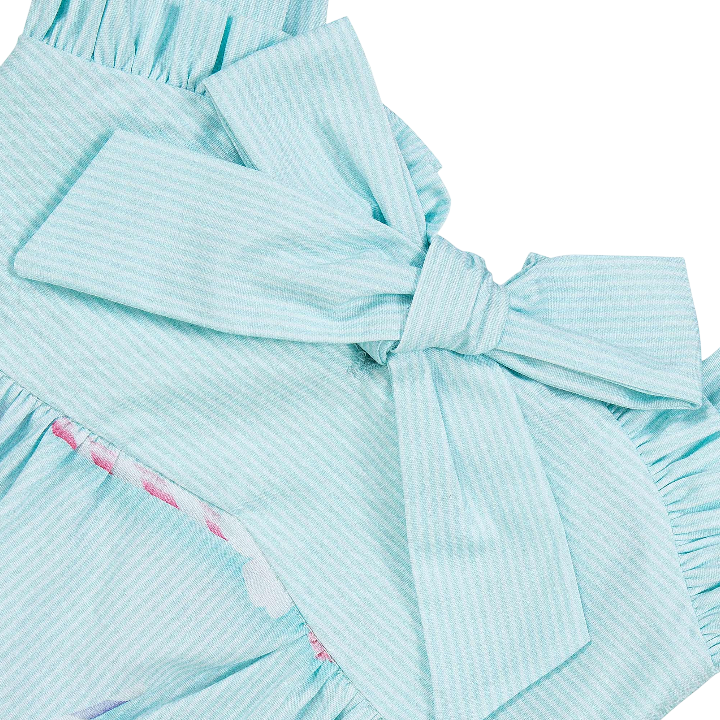 Light Blue Pattern Dress