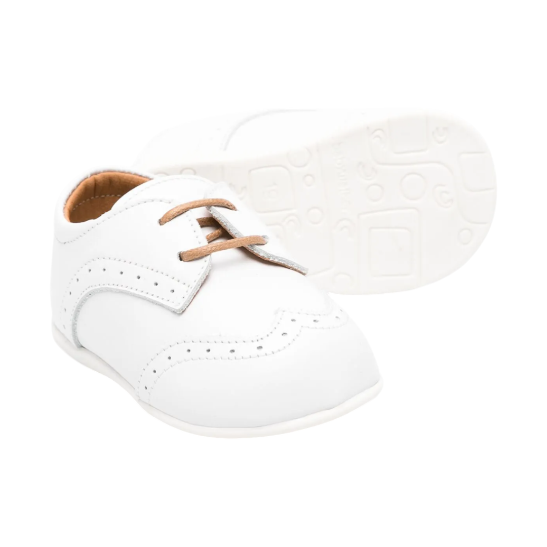 White Baby Patent Leather Shoes