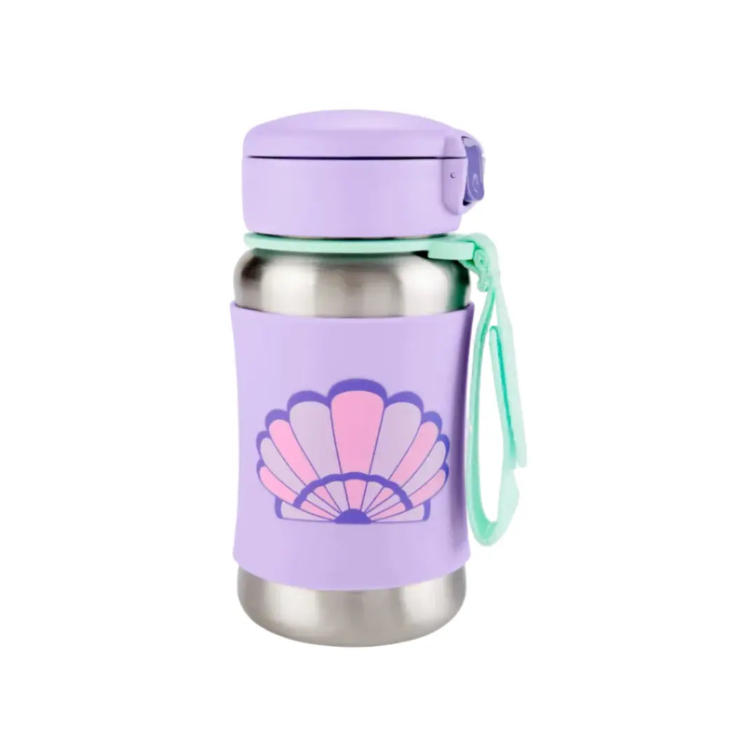 Spark Style Stainless Steel Straw Bottle Seashell SKIP HOP