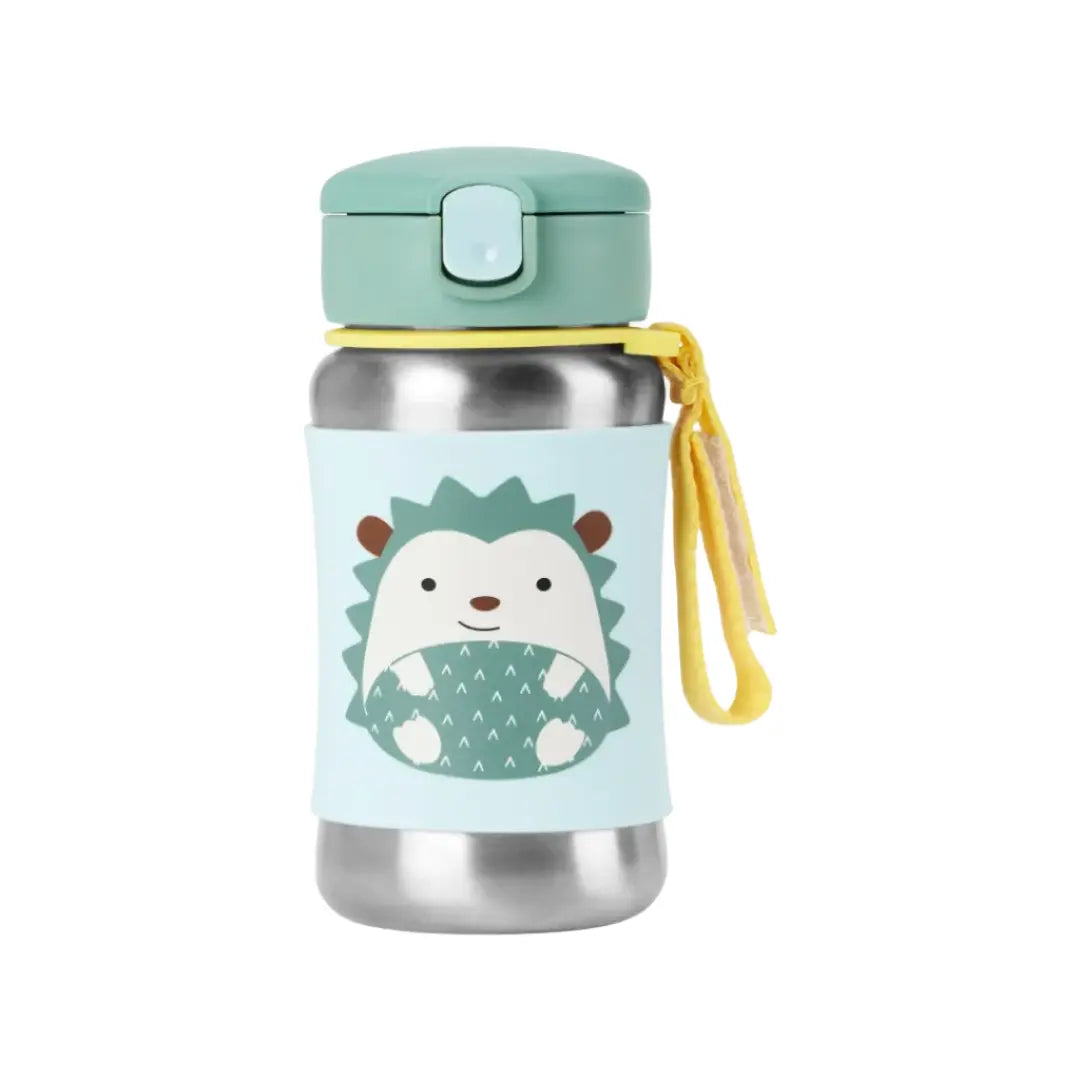 Zoo Stainless Steel Straw Bottle Hedgehog SKIP HOP