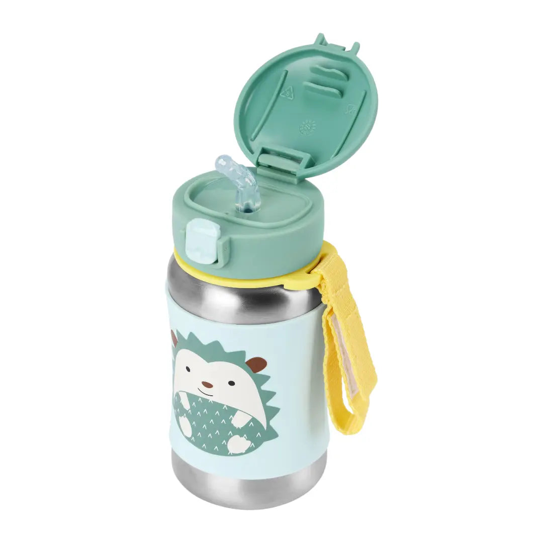 Zoo Stainless Steel Straw Bottle Hedgehog SKIP HOP