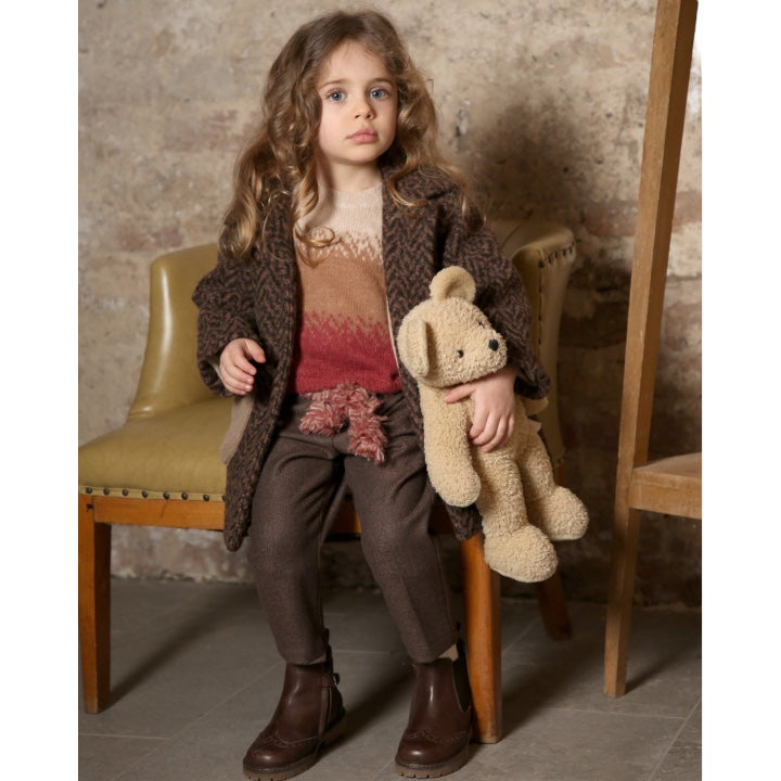 Brown Knitted Coat