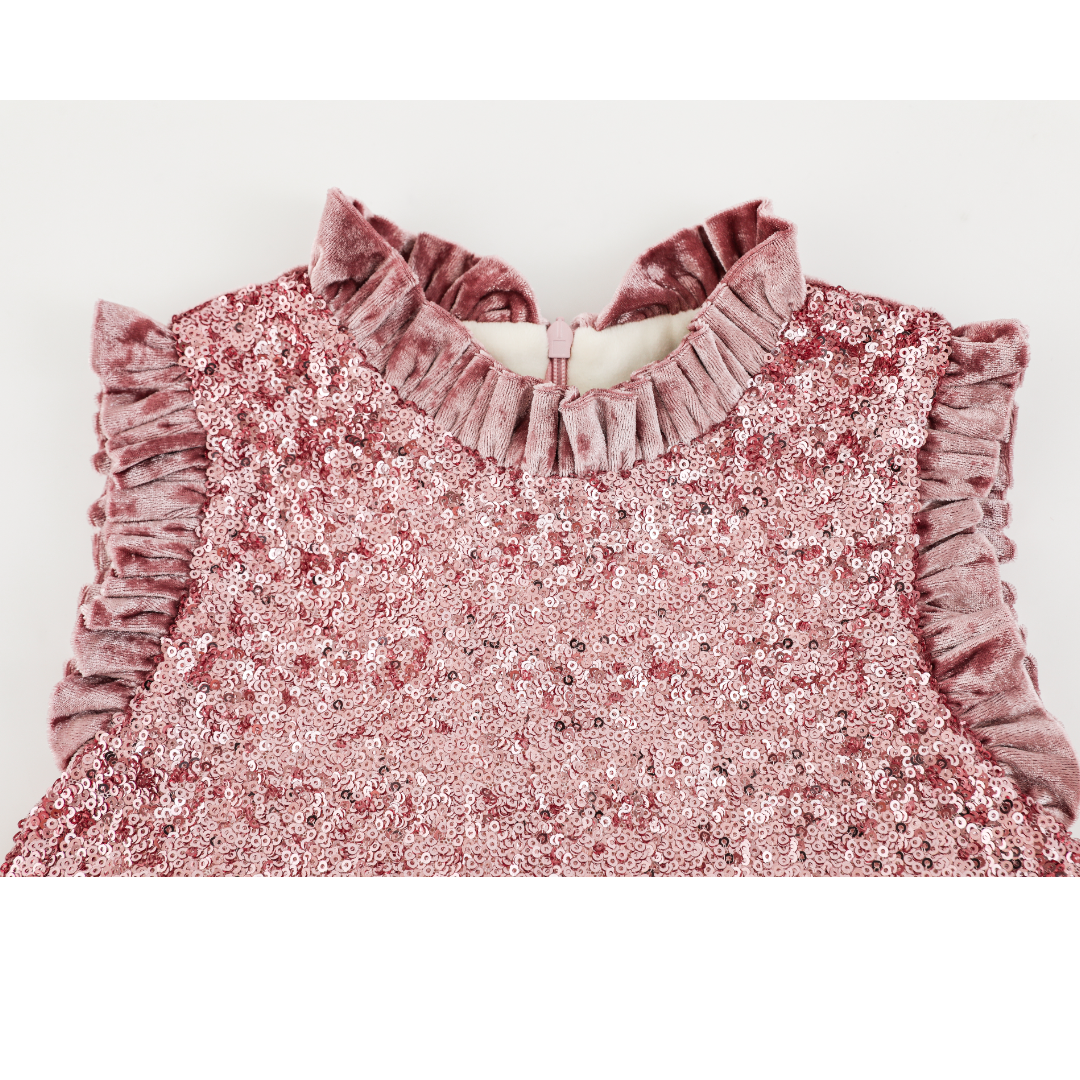 Blush Rose Celestia Ruffle Tulle Party Dress