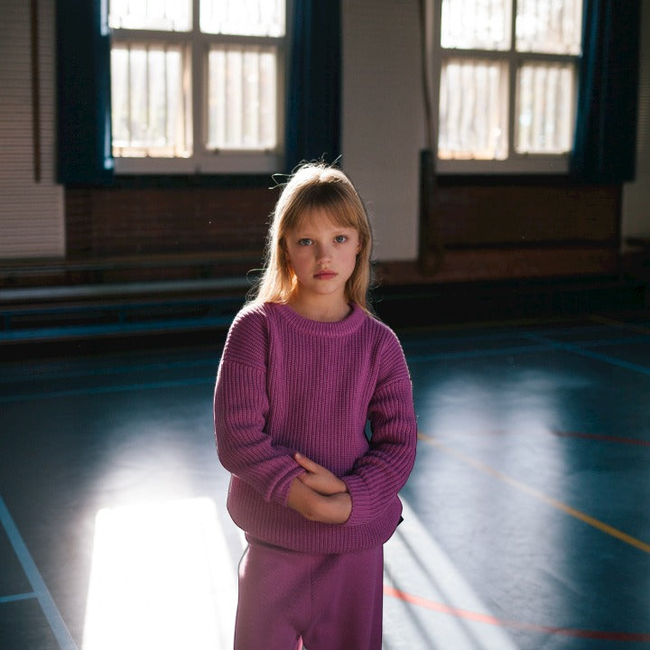 Pink Charlie knitted sweater