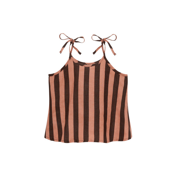 Stripes linen top