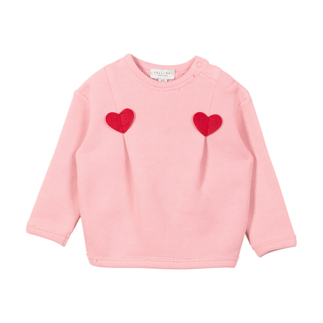 100% Organic Cotton Hearts Sweatshirt & Sweatpants