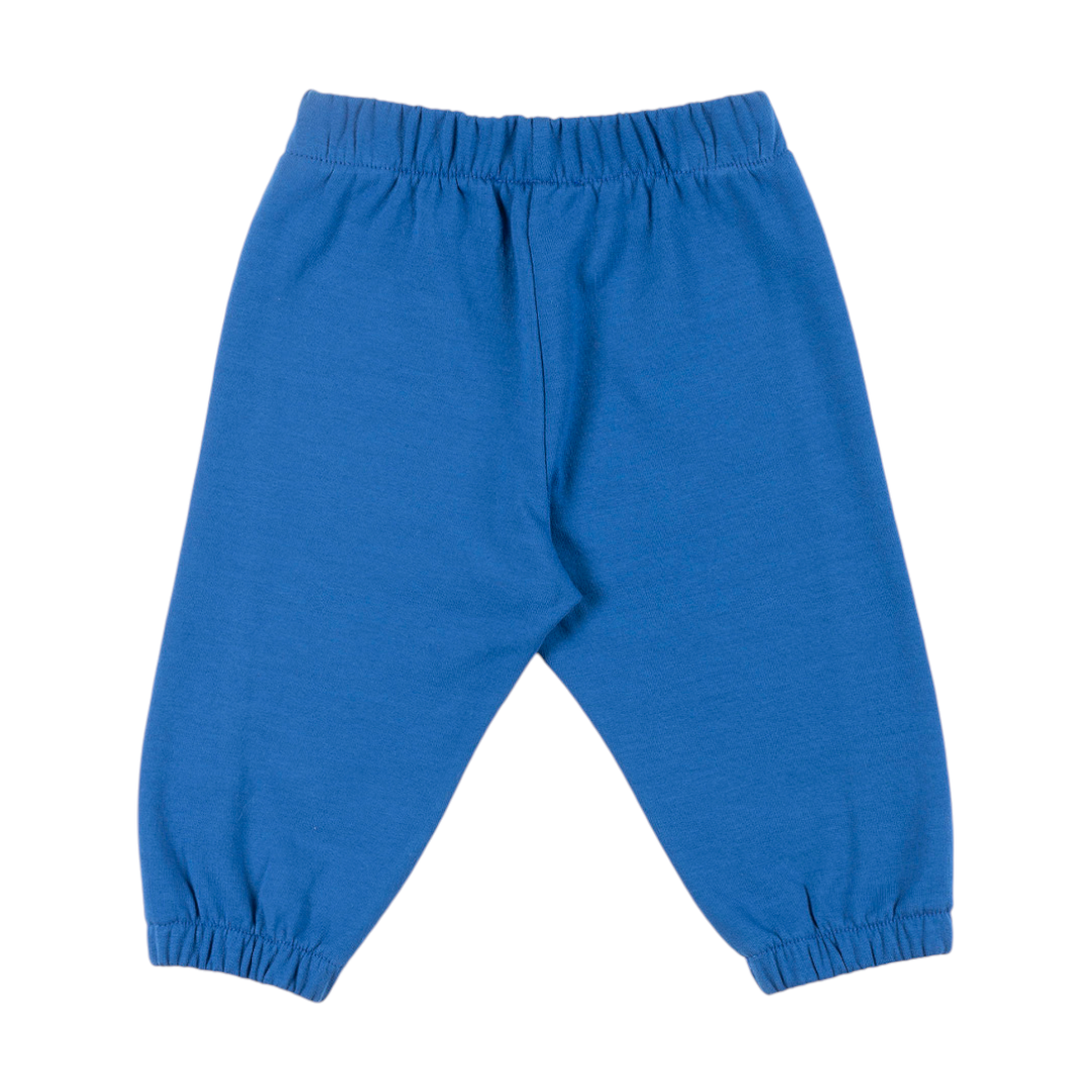 Blue Organic Cotton Sweatshirt & Sweatpants