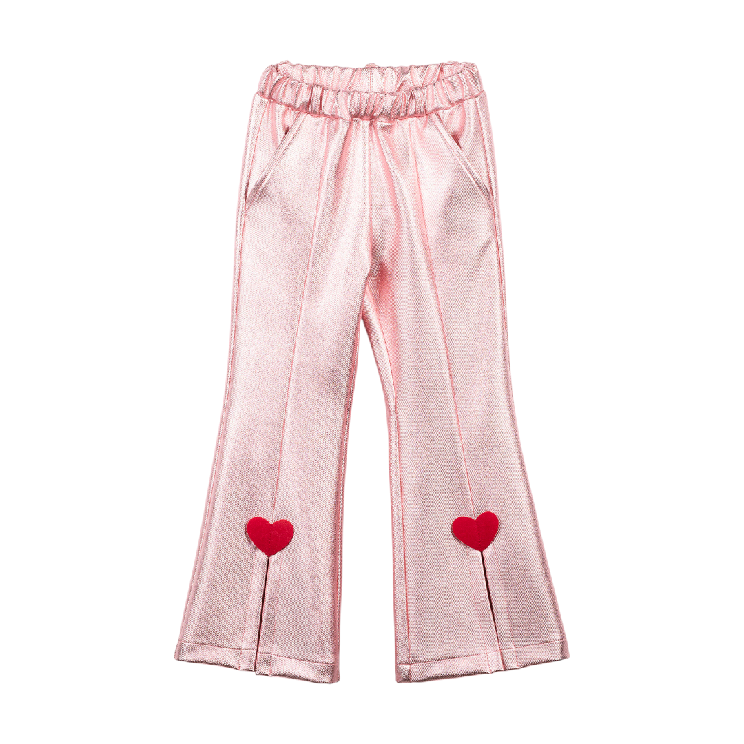 Stardust Pink Flared Pants