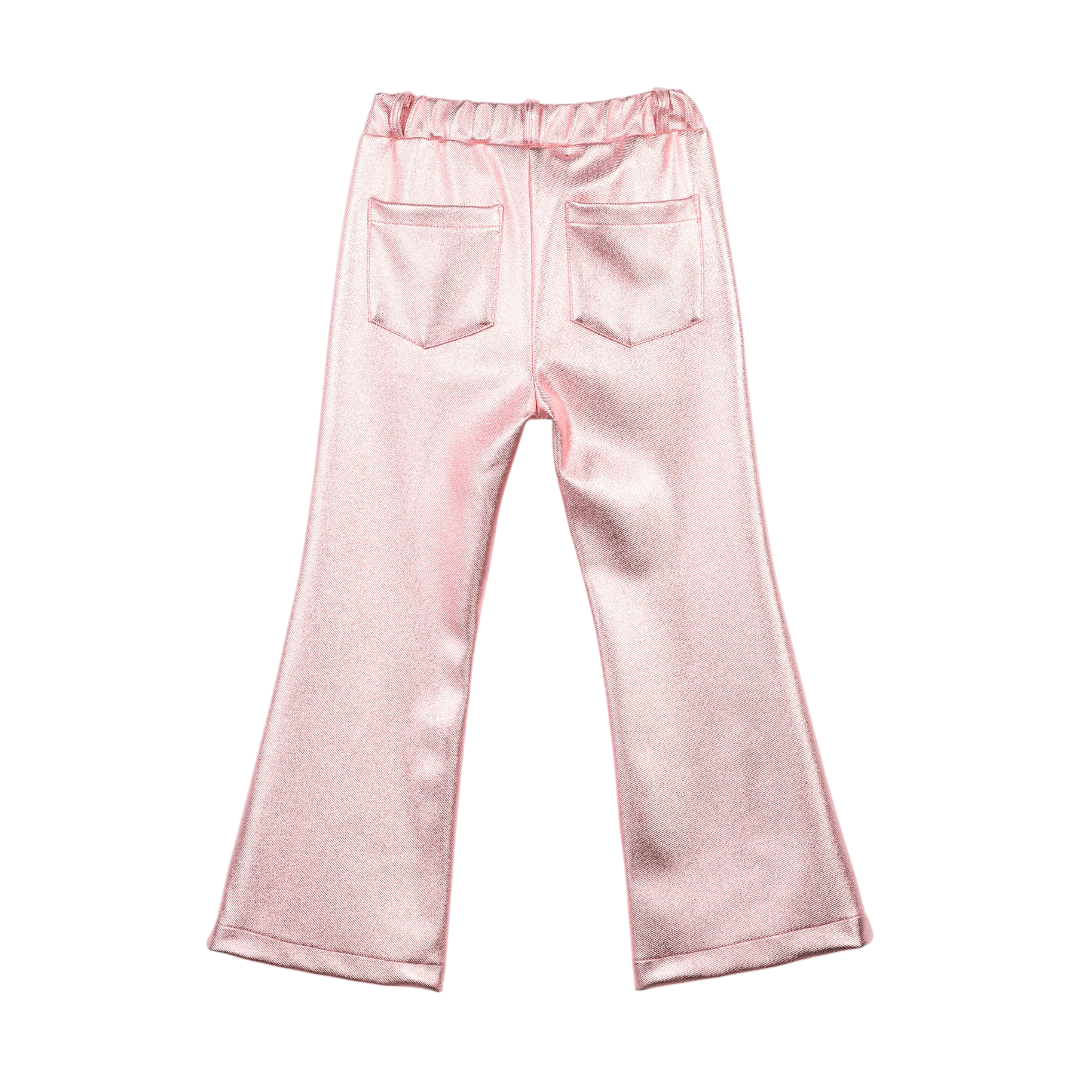 Stardust Pink Flared Pants