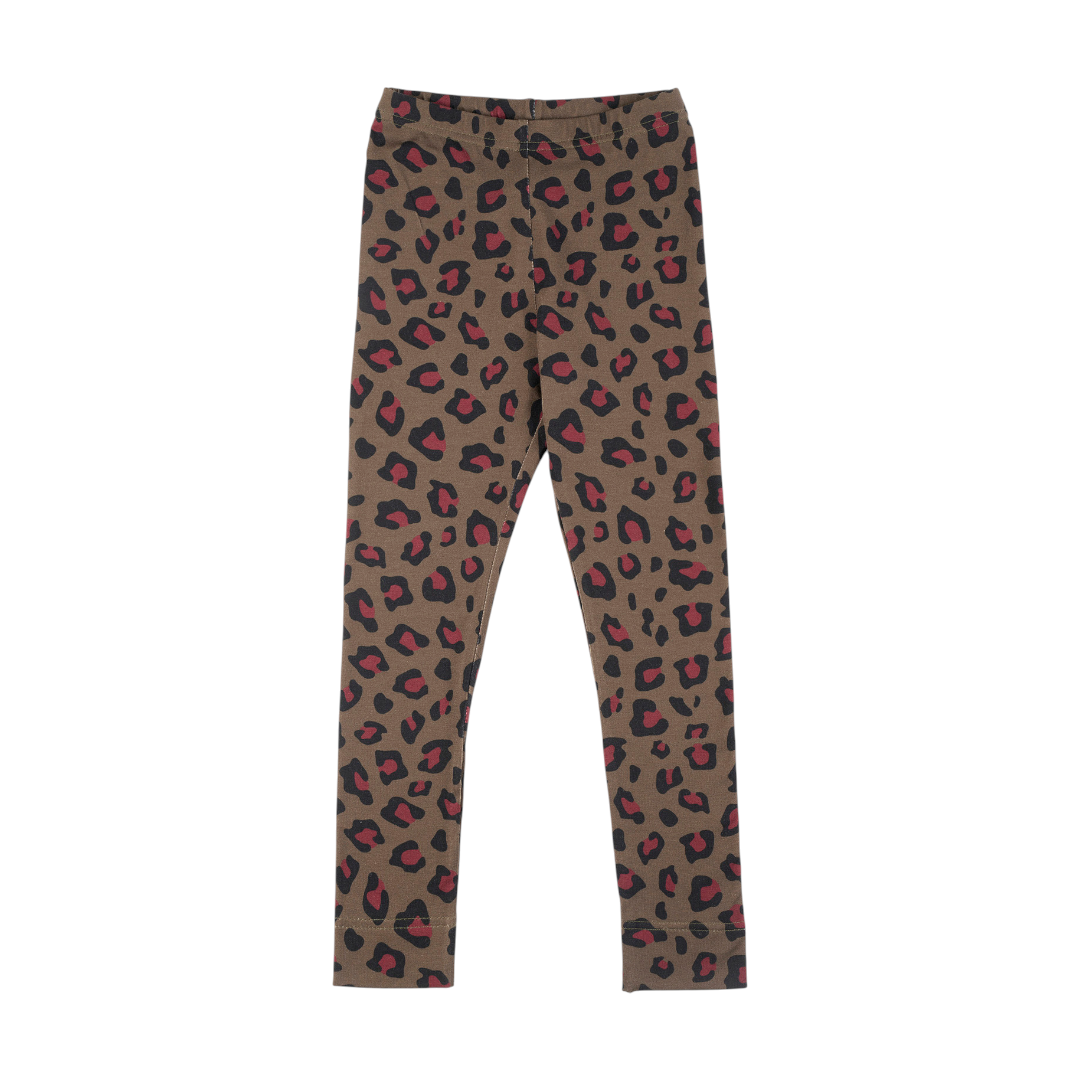 Animal Print Jersey T-shirt & Leggings