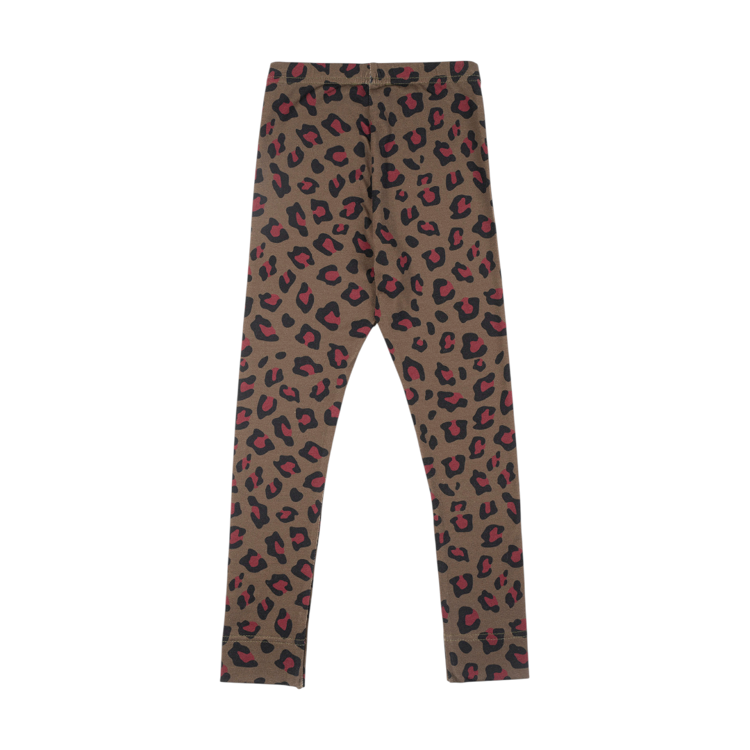 Animal Print Jersey T-shirt & Leggings