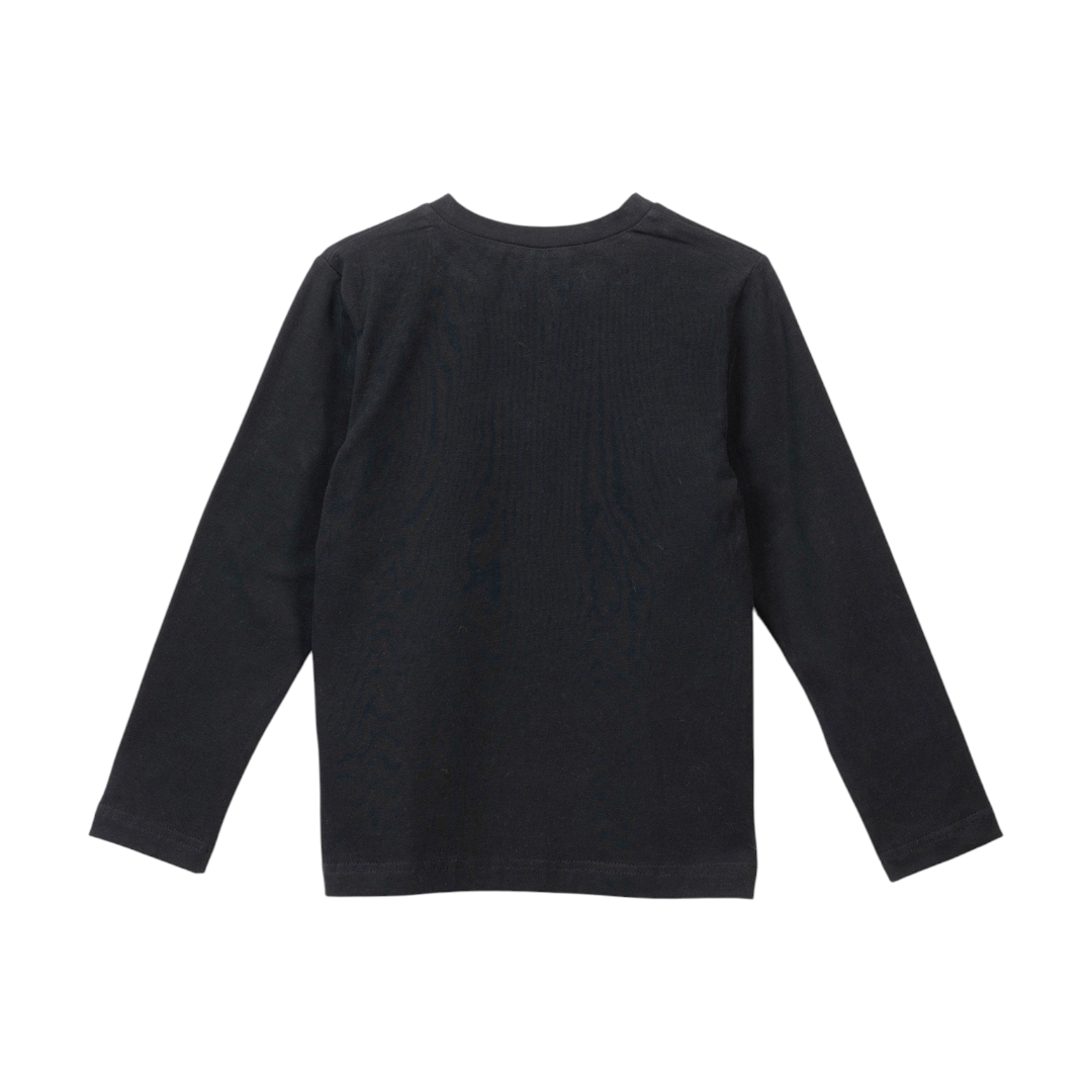 Black Music Print Full Sleeves T-shirt