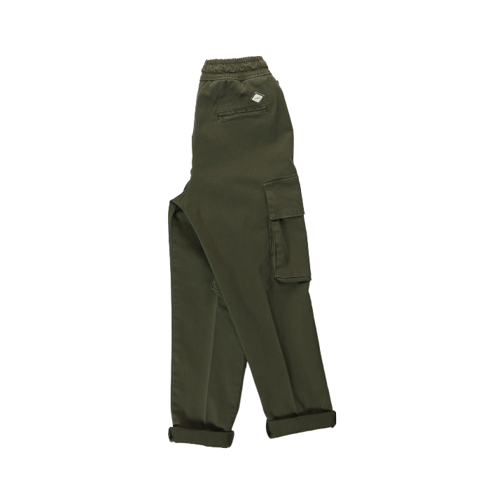 Boy Long Pants W/elastic Waist - Green