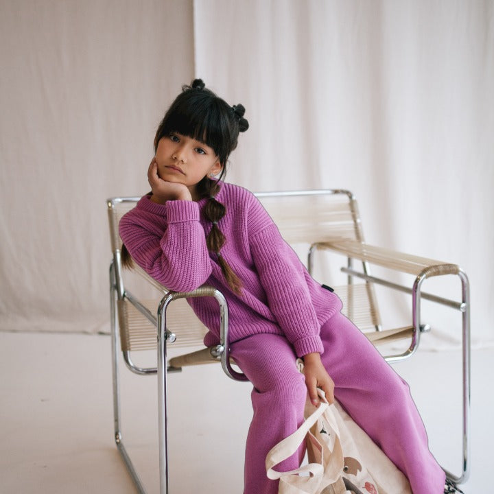 Pink Charlie knitted sweater