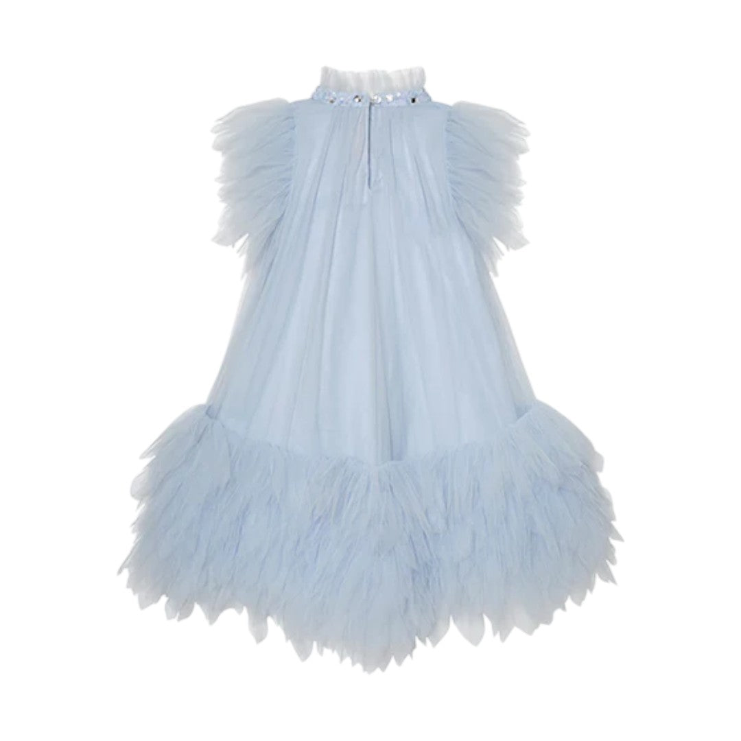 Cannes Tulle Dress - Blue Chill
