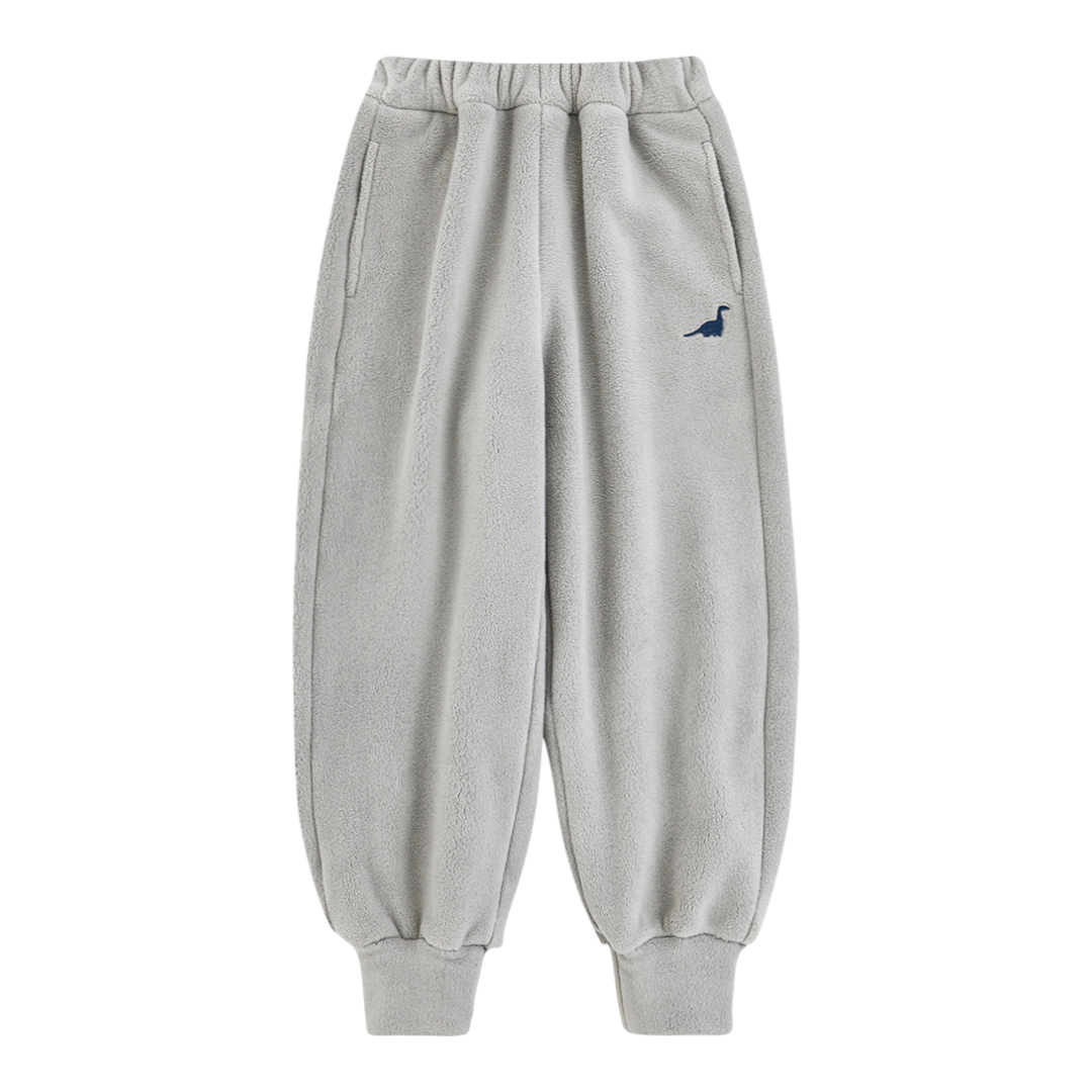 Cloud Grey Thermal Fleece Zip-Up Set