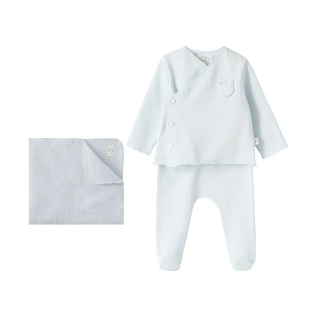 Blue Baby Gift Set TEDDY & MINOU