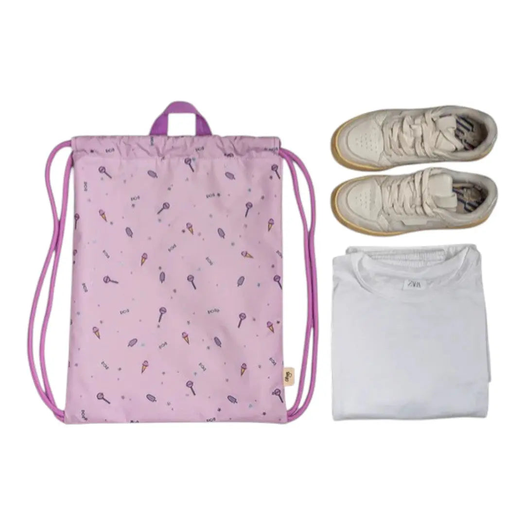 Drawstring Wet Bag - Stormy Unicorn CITRON