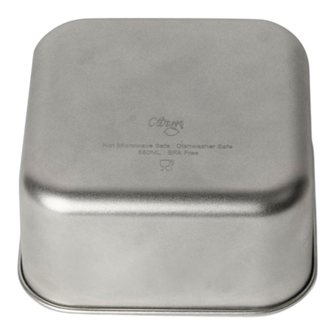 Stackable Stainless steel Lunchbox - Set of 3 - Spaceship