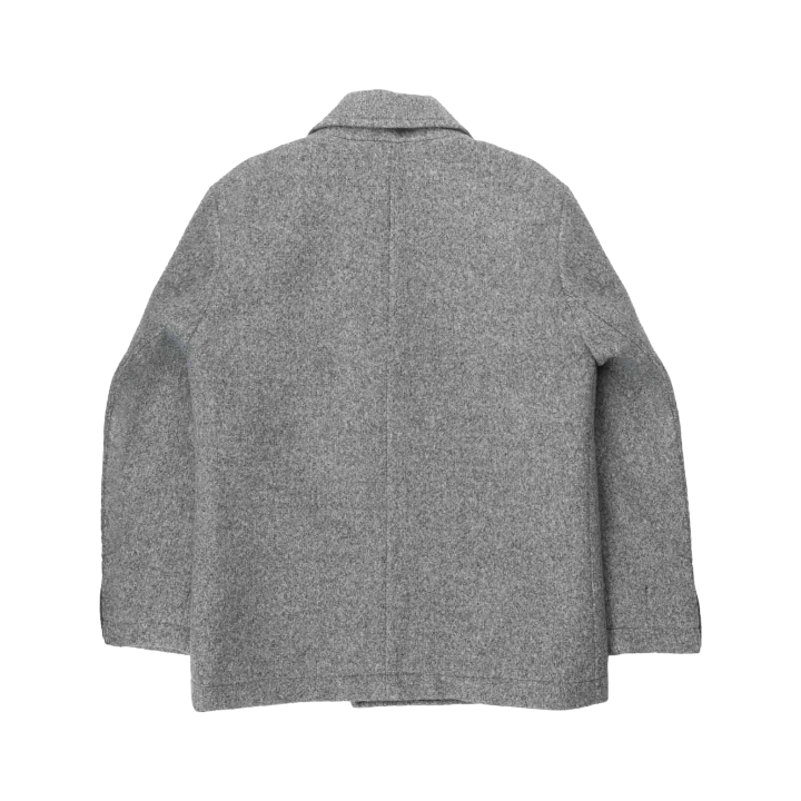 Boy Double Breasted Peacoat - Grey