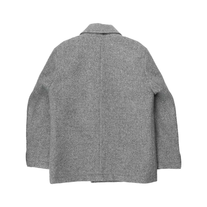 Boy Double Breasted Peacoat - Grey NUPKEET