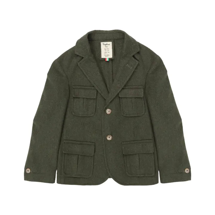 Boy Hunting 2 Bottons Blazer - Green NUPKEET