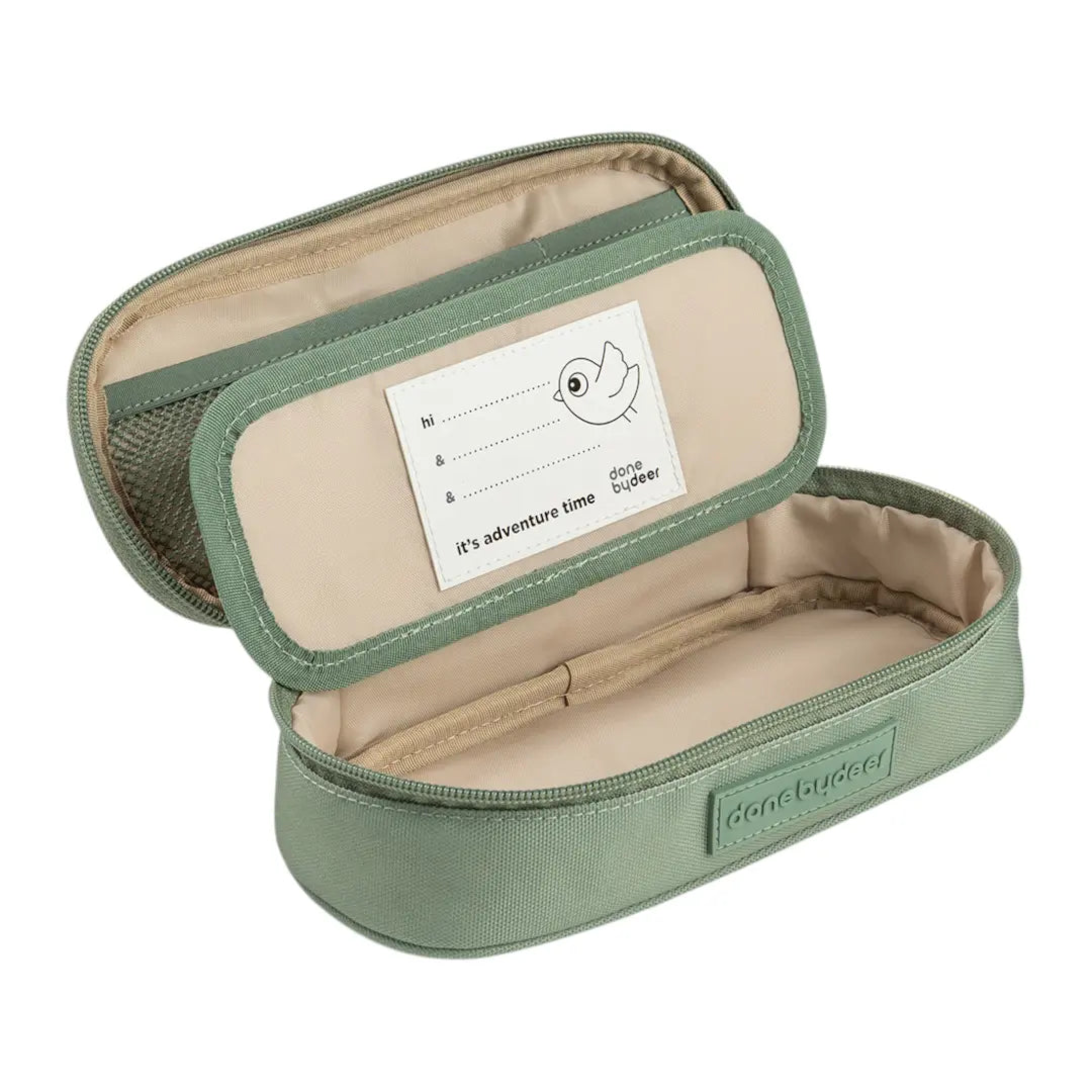 Pencil Case Tiny Trails Green DONE BY DEER