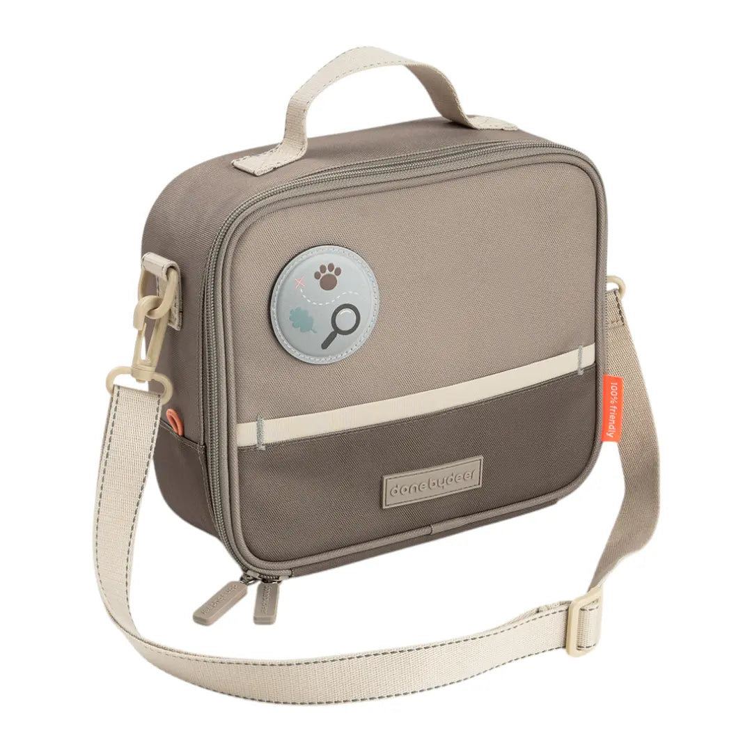 Insulated Lunch Bag Tiny Trails Sand 4L DONE BY DEER