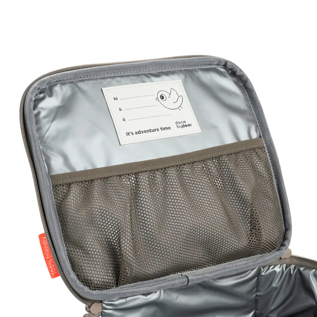 Insulated Lunch Bag Tiny Trails Sand 4L DONE BY DEER