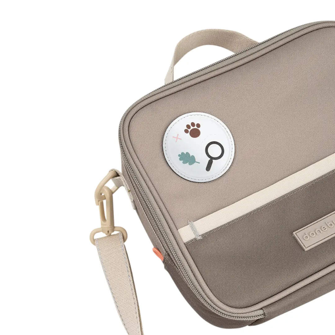 Insulated Lunch Bag Tiny Trails Sand 4L DONE BY DEER