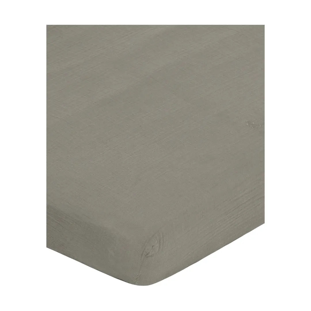 Geranium Muslin Fitted Sheet Double GARBO & FRIENDS