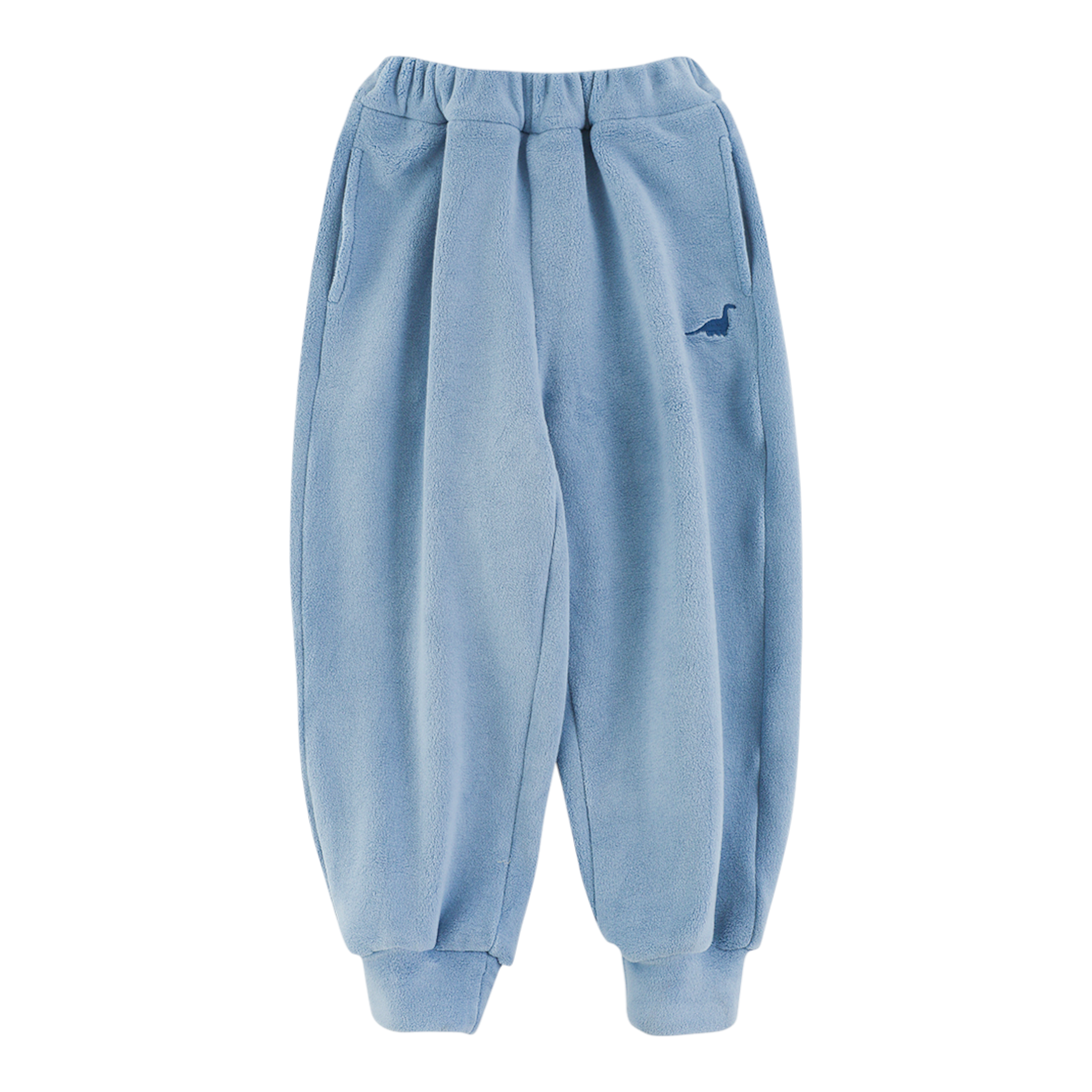 Powder Blue Thermal Fleece Zip-Up Set