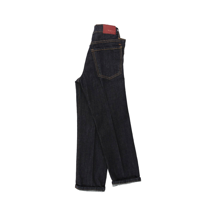 Boy Five Pockets Denim Pants - Dark Blue