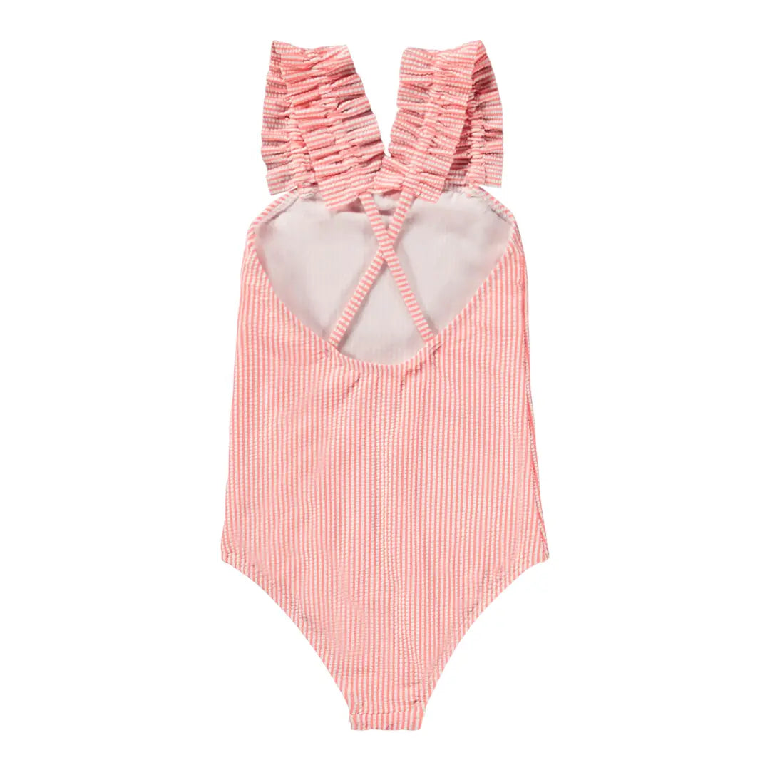Girls Meadow Stripe Swimsuit Molo