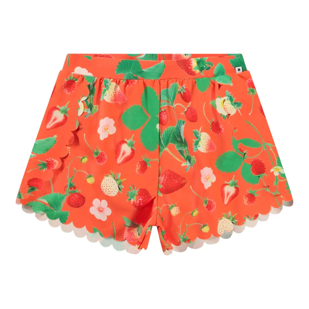 Girls Berry Bloom Swimsuit & Shorts Molo