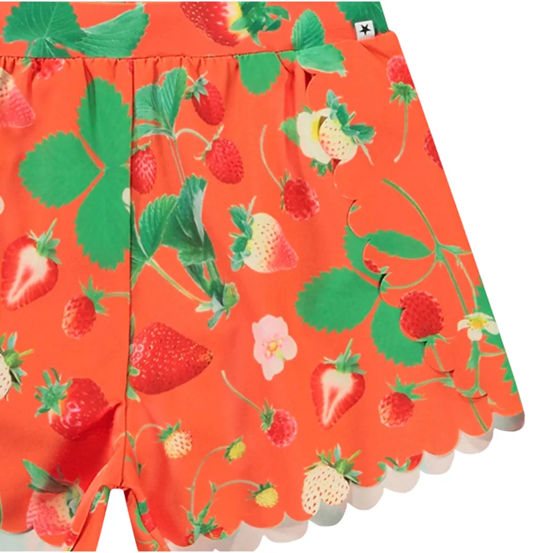 Girls Berry Bloom Swimsuit & Shorts Molo