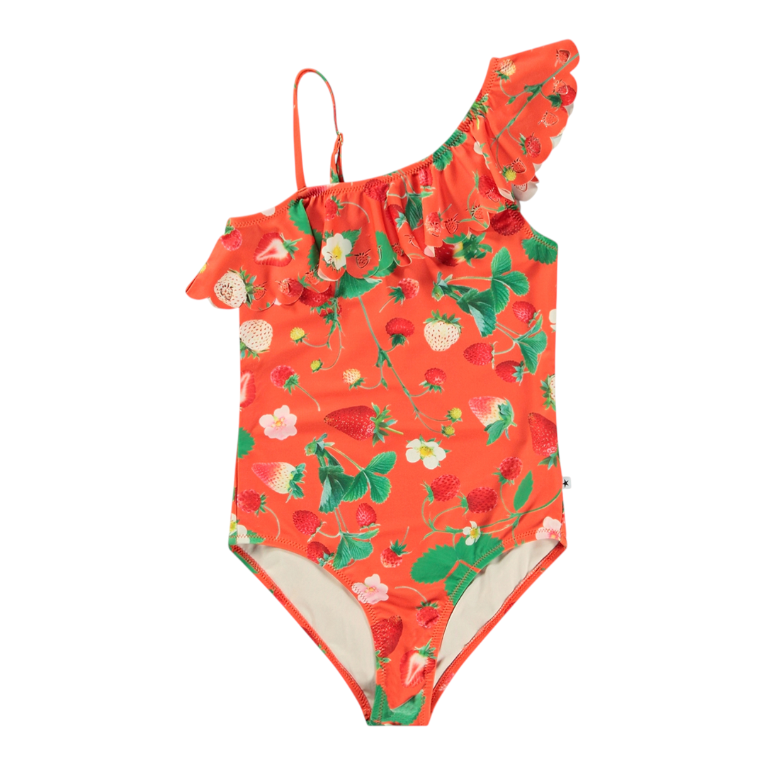 Girls Berry Bloom Swimsuit & Shorts