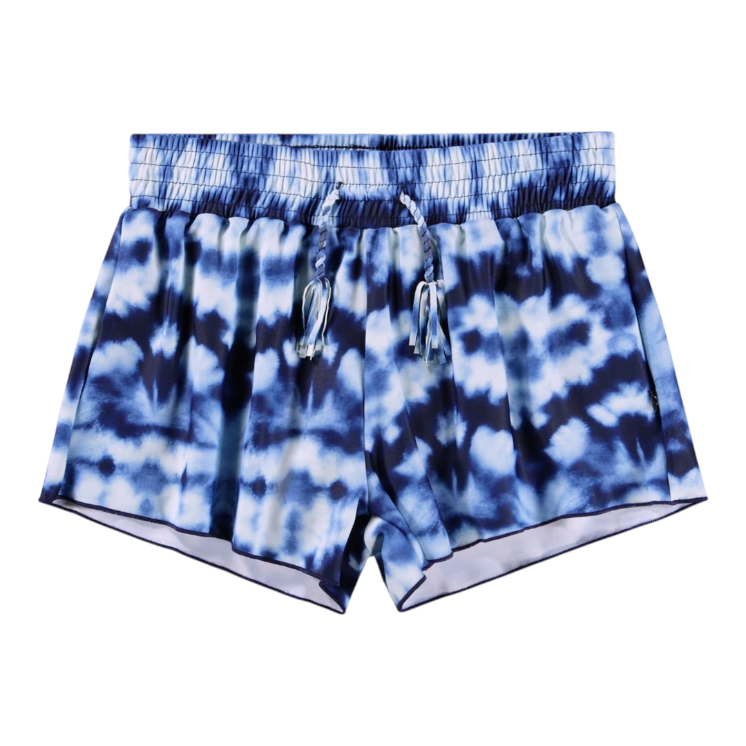 Girls Ocean Tie-Dye Swimsuit & Trunks Set